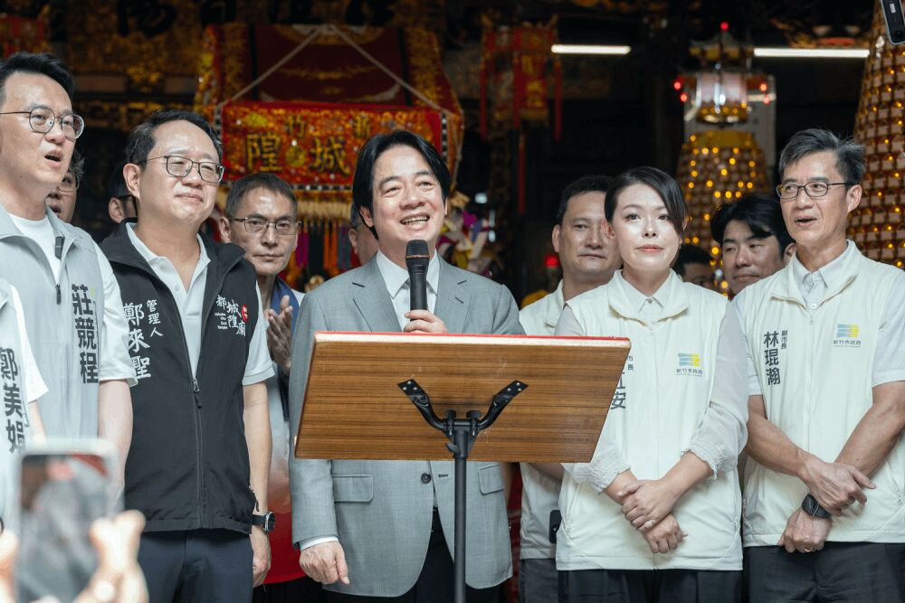 賴清德城隍祭同台高虹安互動熱 口誤喊年底選總統 189 照片來源:總統府網站