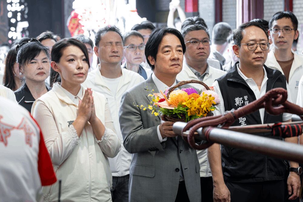 賴清德城隍祭同台高虹安互動熱 口誤喊年底選總統 190 照片來源:總統府網站