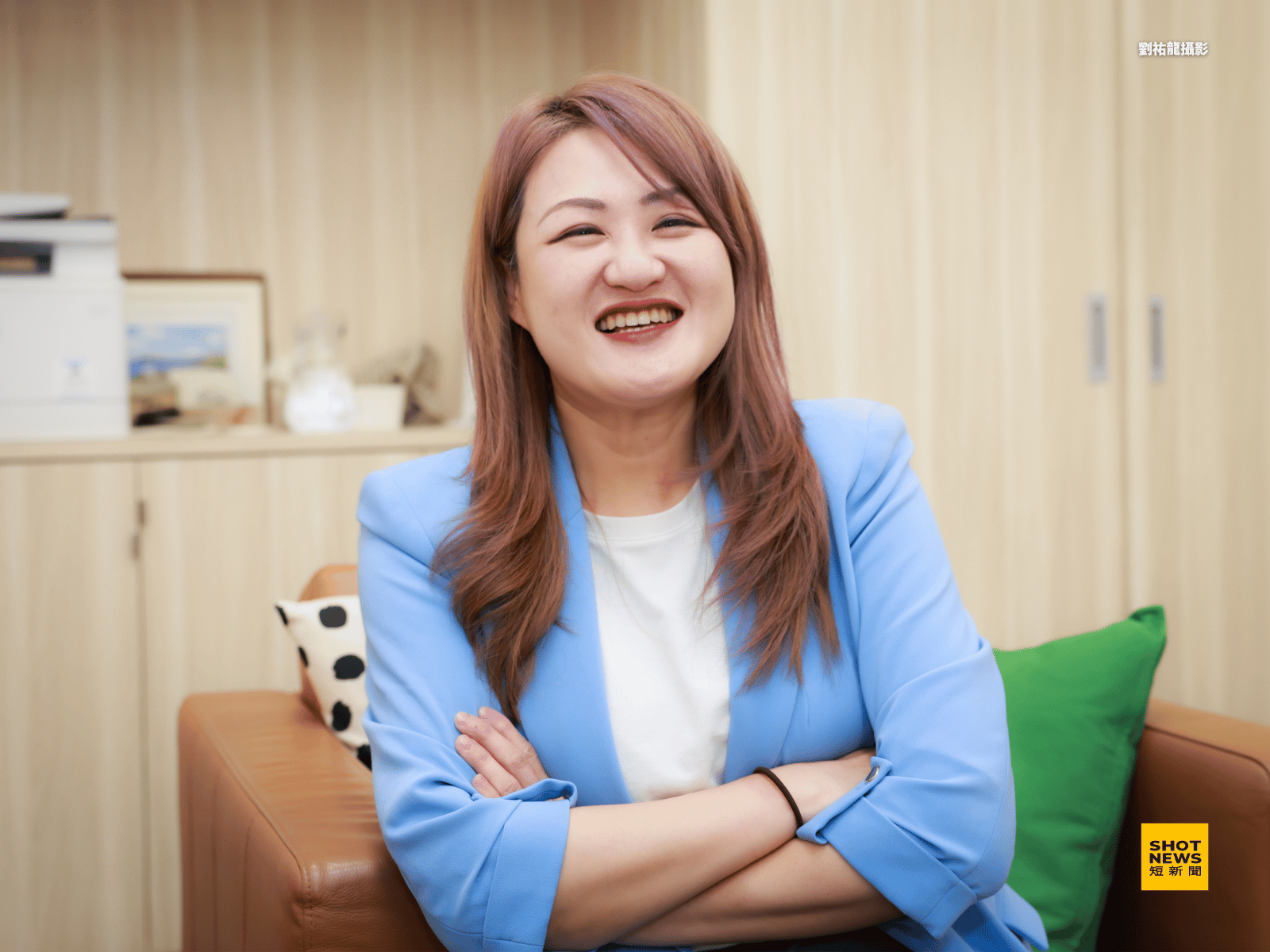 高閔琳說,從民代轉戰政務官,就是對高雄市政的走向、局處分工與預算編列相對瞭解。但缺點就是過去擔任議員的「重砲手」形象,而成為在野議員重點關注的對象。(攝影:劉祐龍)