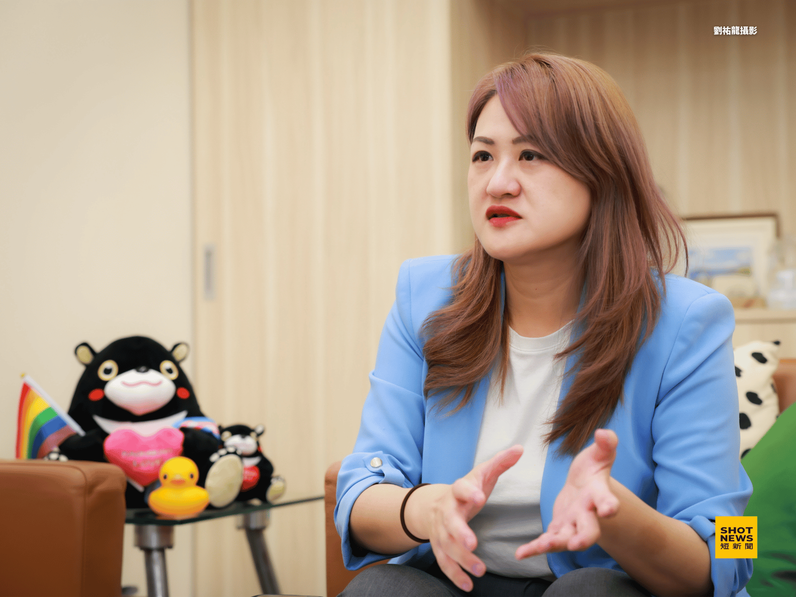 高閔琳說,對於高雄風景區的整建,觀光局是以「國際觀」的角度去思考的。(攝影:劉祐龍)