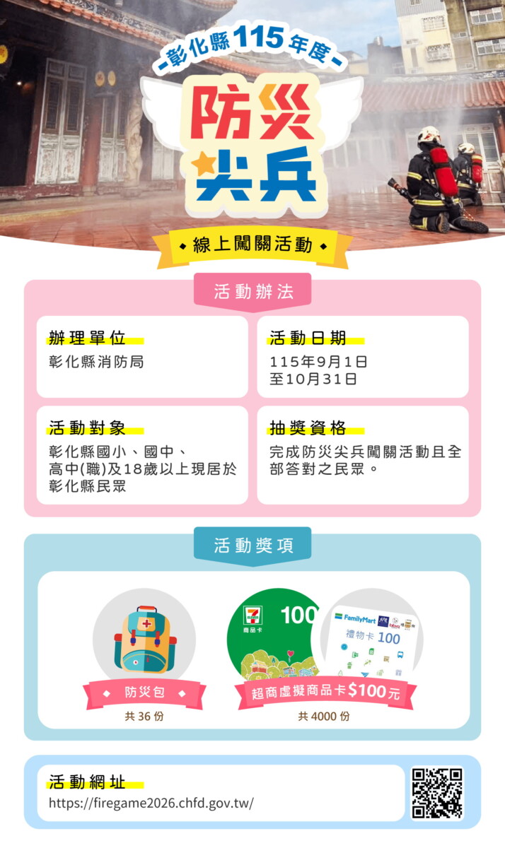 SQ08301 3防災尖兵9月1日開闖