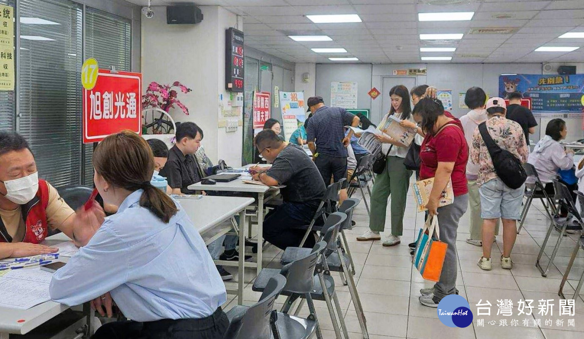 中壢就業中心徵才活動。
