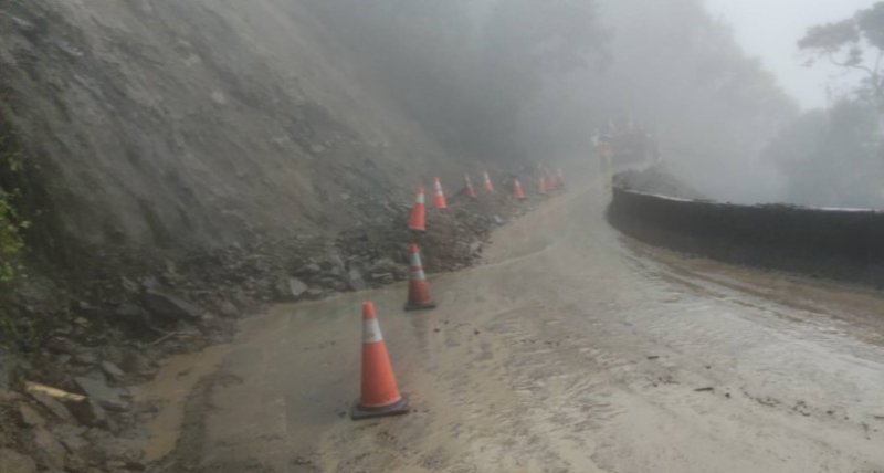南橫公路禮觀路段坍方搶通 但因受天氣響 9/1起仍暫不開放通行