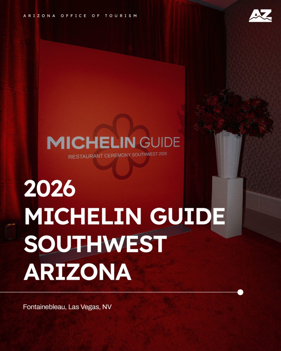 2026《米其林指南》美國西南地區版甫於拉斯維加斯揭曉，亞利桑那州餐飲表現受到肯定。圖／亞利桑那旅遊局