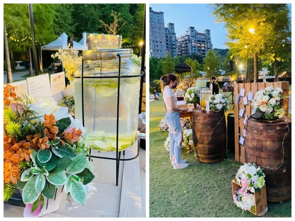 不僅提供多樣飲品、甜點,更將用餐環境營造為歐式花園風格