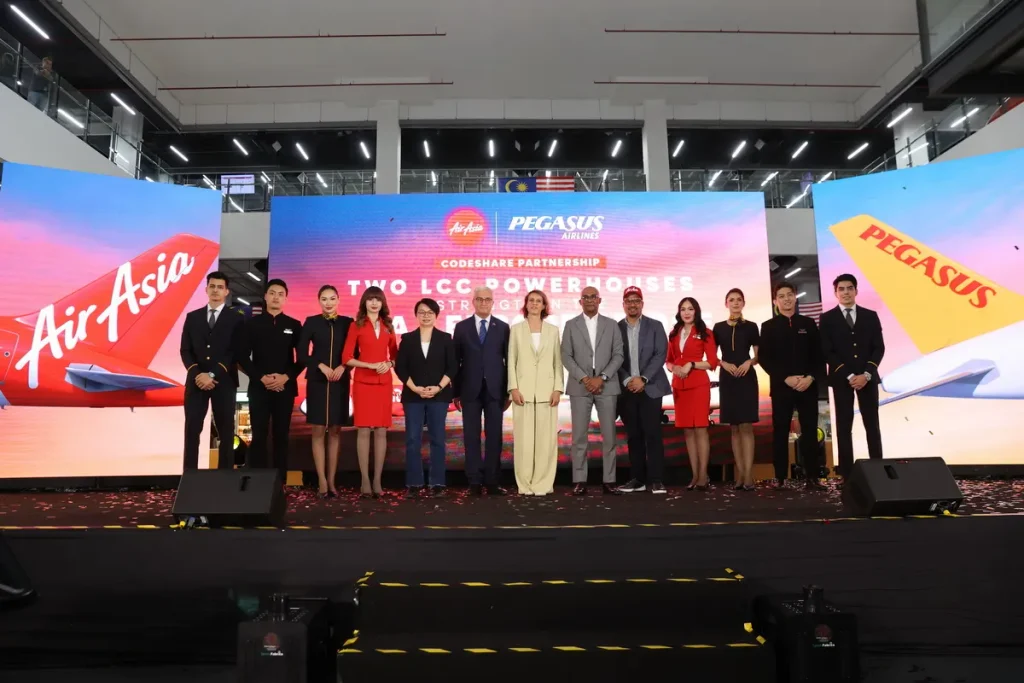 AirAsia攜手土耳其領先低成本航空Pegasus Airlines,首度達成代碼共享合作