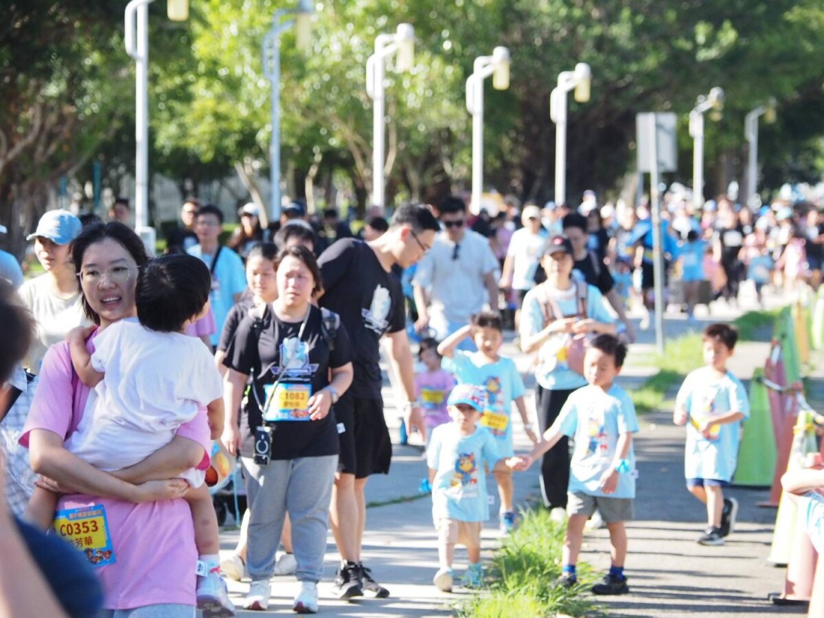 ▲汪汪隊路跑吸引逾5,000名大小朋友參與，共享假日親子活動。(圖/記者顏淑娟翻攝)