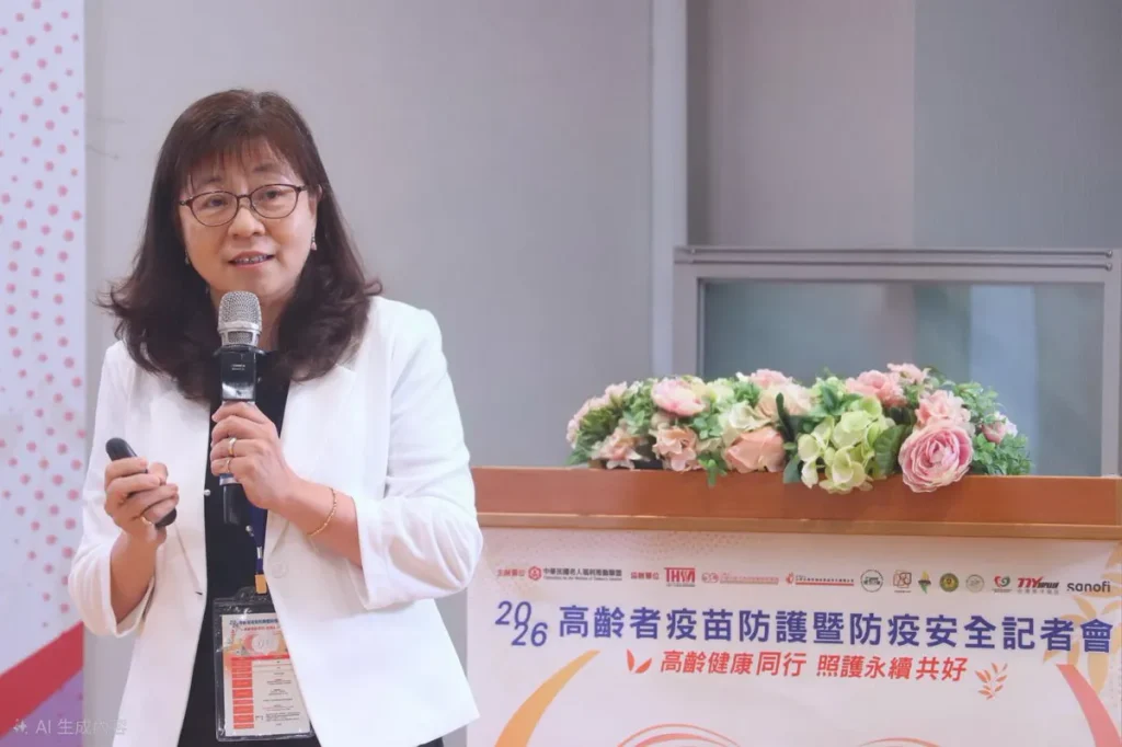 中華民國老人福利推動聯盟張淑卿秘書長表示期待透過本次記者會暨論壇交流高齡疫苗及防疫策略，使得高齡者權益更加受到維護。