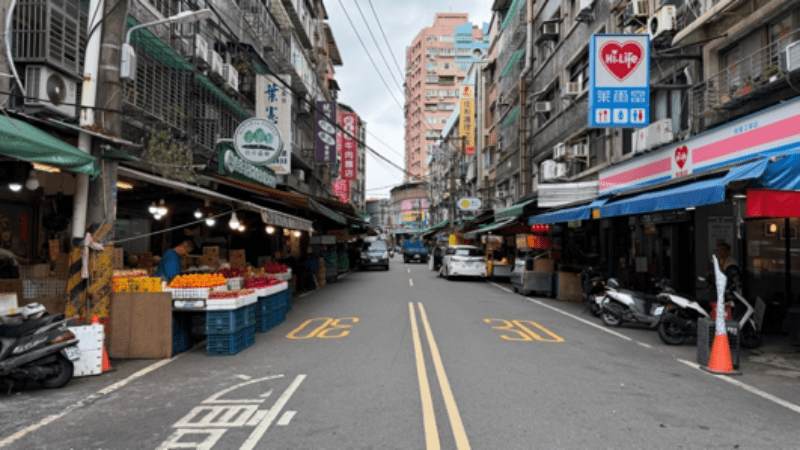 華江黃昏市場街區（攝影：樂屋特派員）