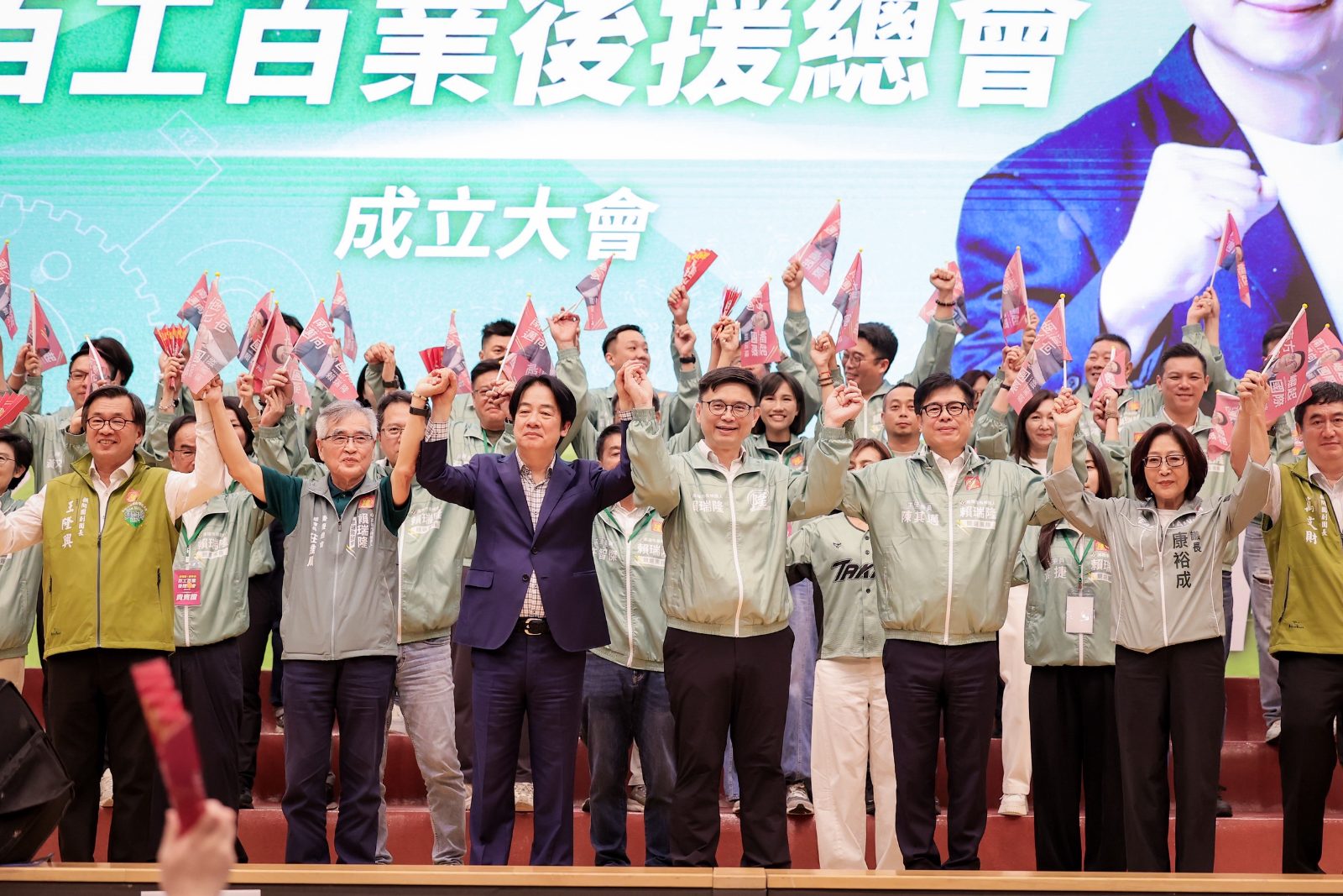 ▲總統賴清德全力支持賴瑞隆承接陳其邁優質市政。（圖/賴瑞隆辦公室提供）