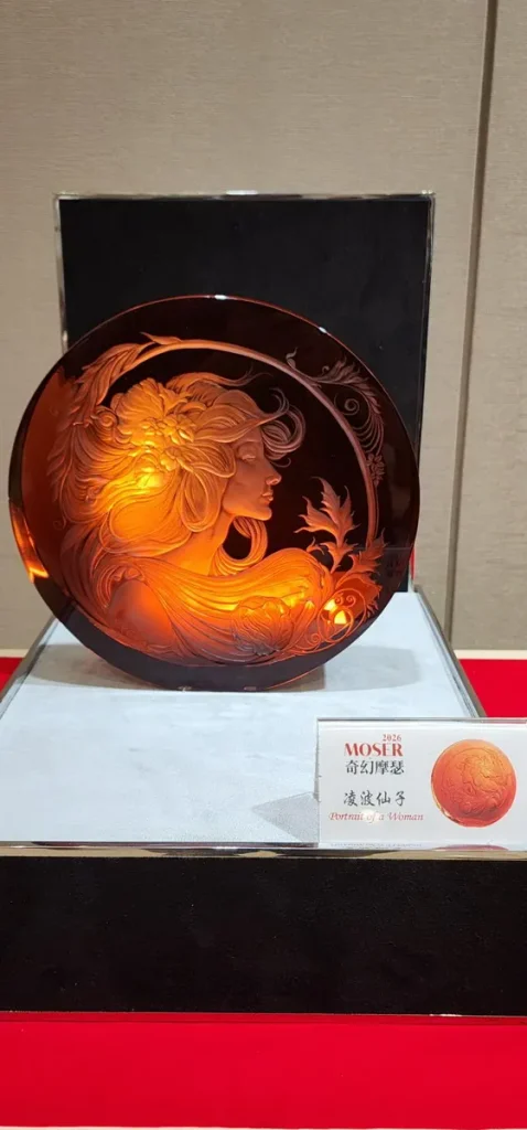 會場展示國際雕刻大師作品