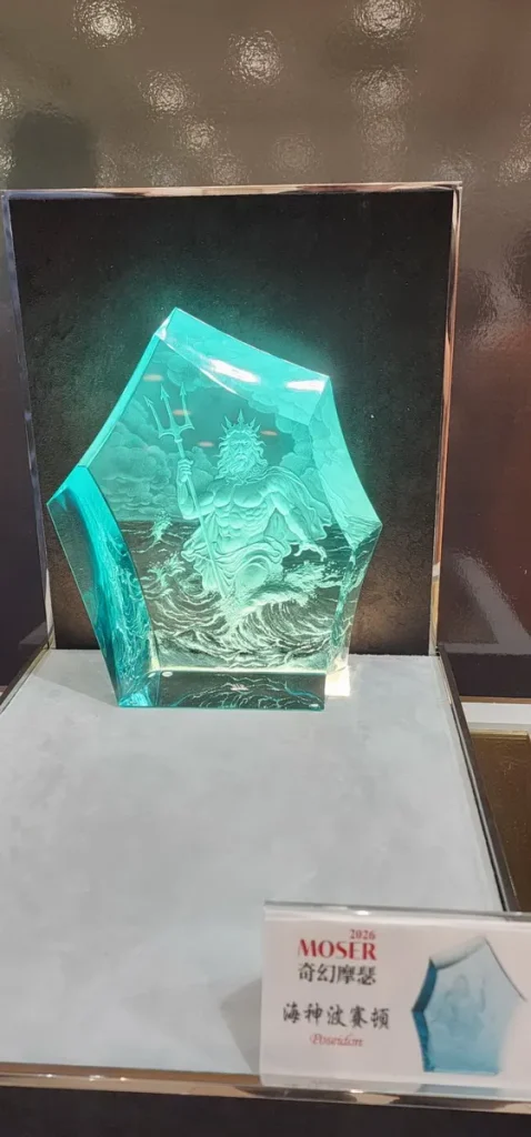 會場展示國際雕刻大師作品