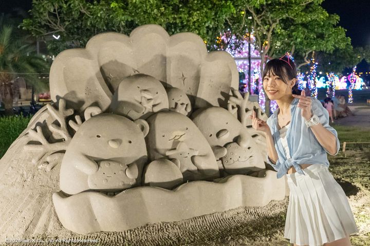 把握與「San-X Universe」的角色們在八里相見的時光。 圖:新北市政府水利局/提供