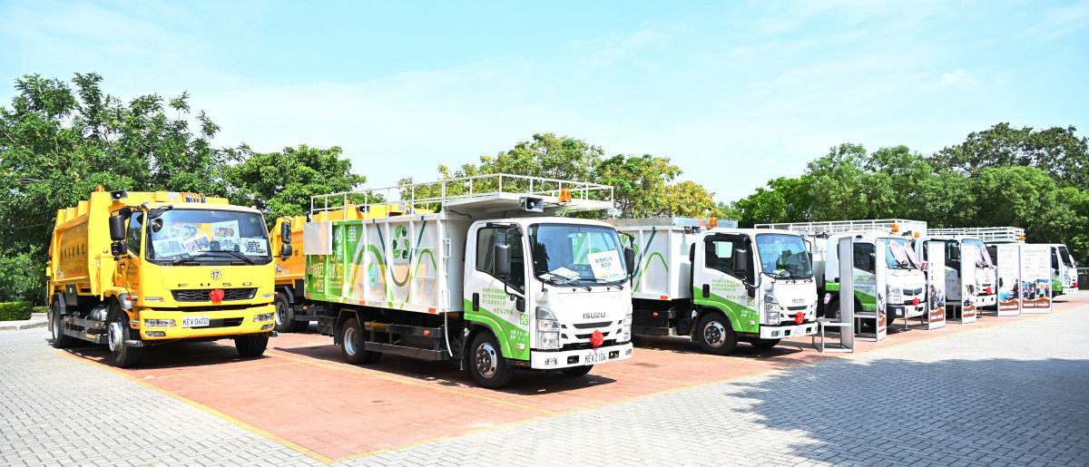 垃圾車回收車車輛。圖/彰化縣政府提供