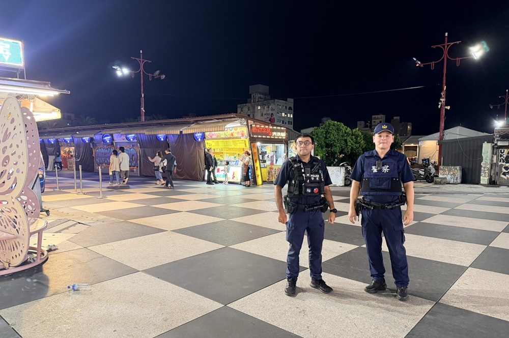 涉情緒失控夜市揮刀 1小時落網花蓮警強化人潮熱點巡守 236 cnews204261009a04