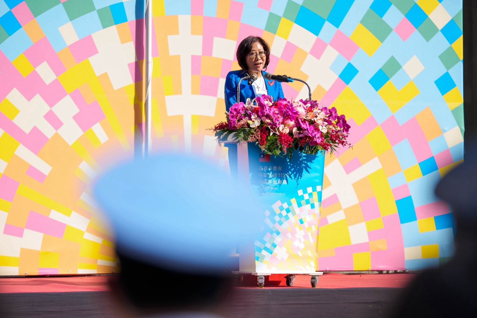 ▲高雄市議長康裕成在國慶指出,今年台灣經濟成長率不僅有望突破11% 。(記者 李堂安 翻攝)