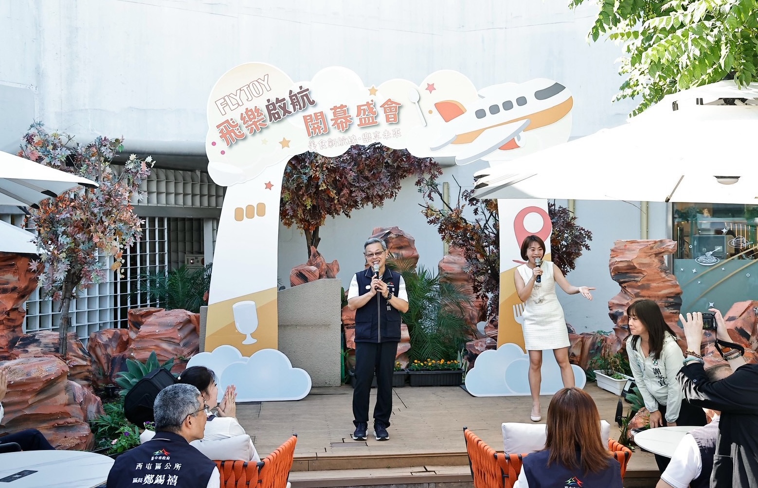 ▲建設局長陳大田主持開幕活動。(圖/記者顏淑娟翻攝)