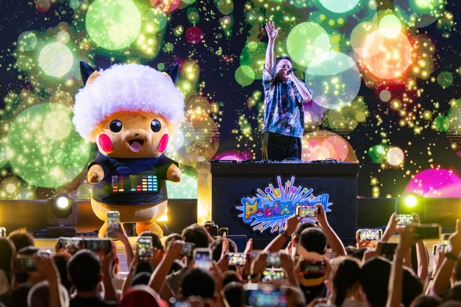 PokéXciting! 夜間特別舞台秀以燈光音樂的精彩演出為首日活動帶來高潮。(圖/主辦 提供)