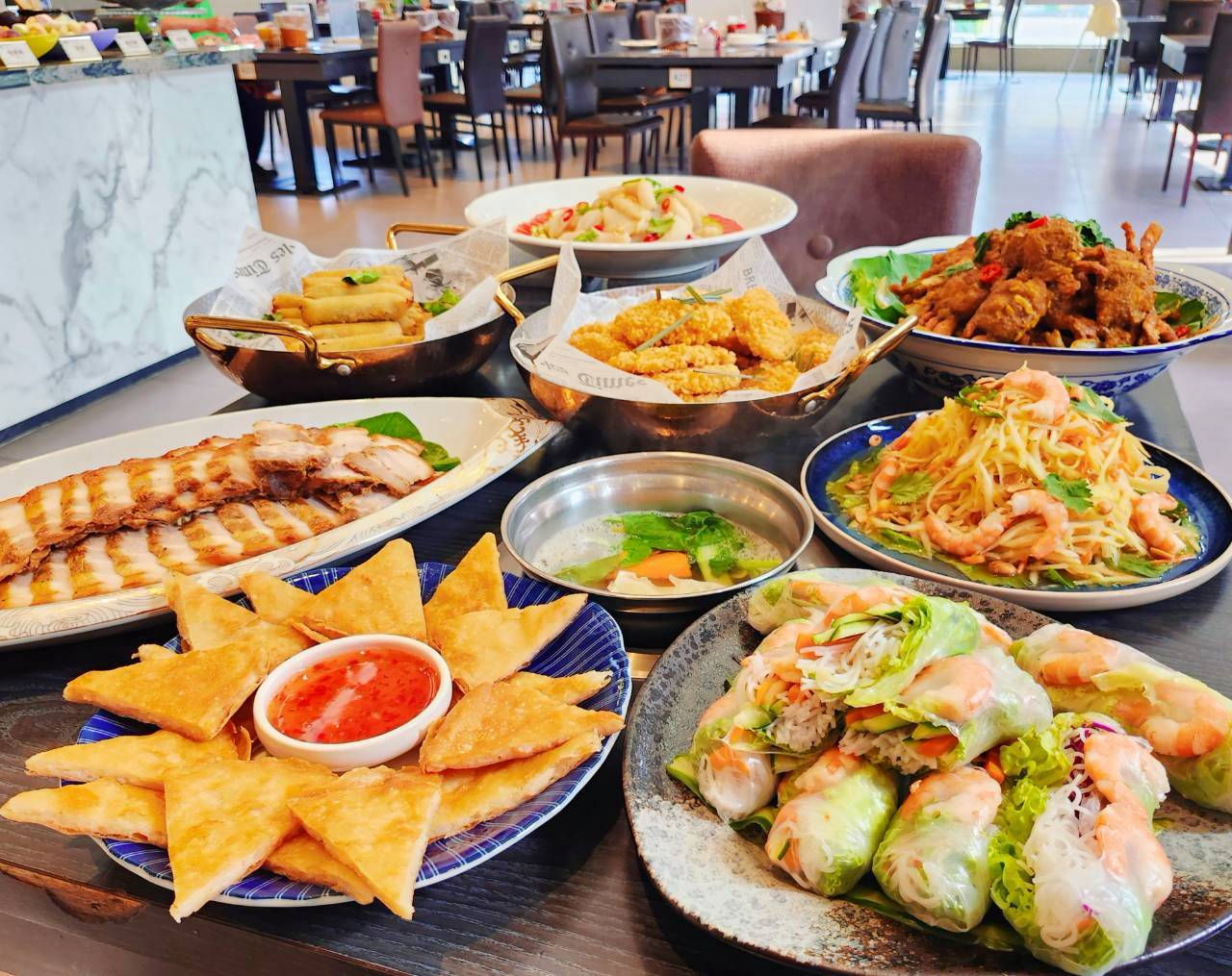▲千葉火鍋11/1-12/31推出「越南越有味－越式美食」主題饗宴。(圖：記者黃淑貞翻攝)