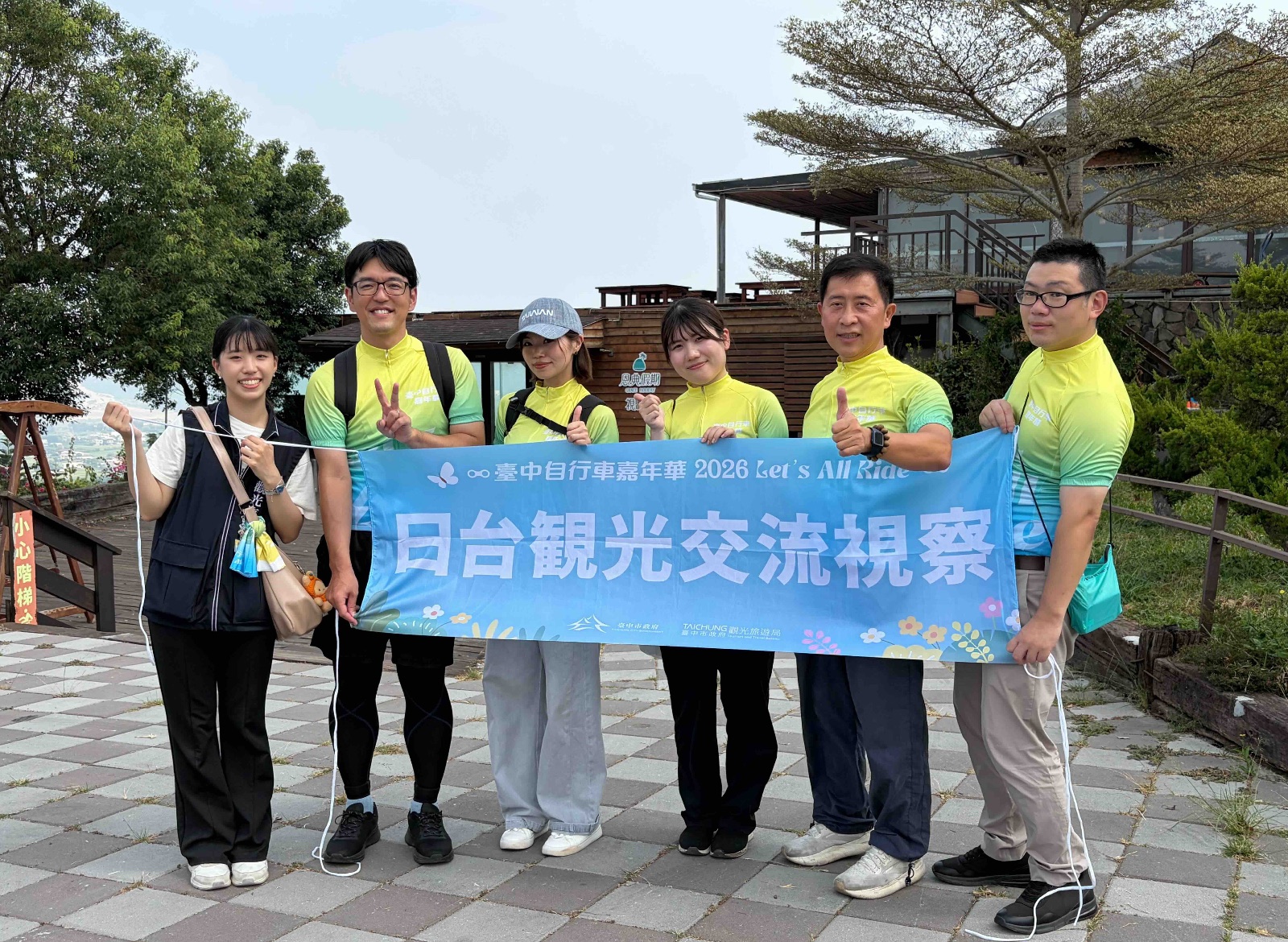 ▲日本貴賓參與自行車騎旅。(圖/記者顏淑娟翻攝)