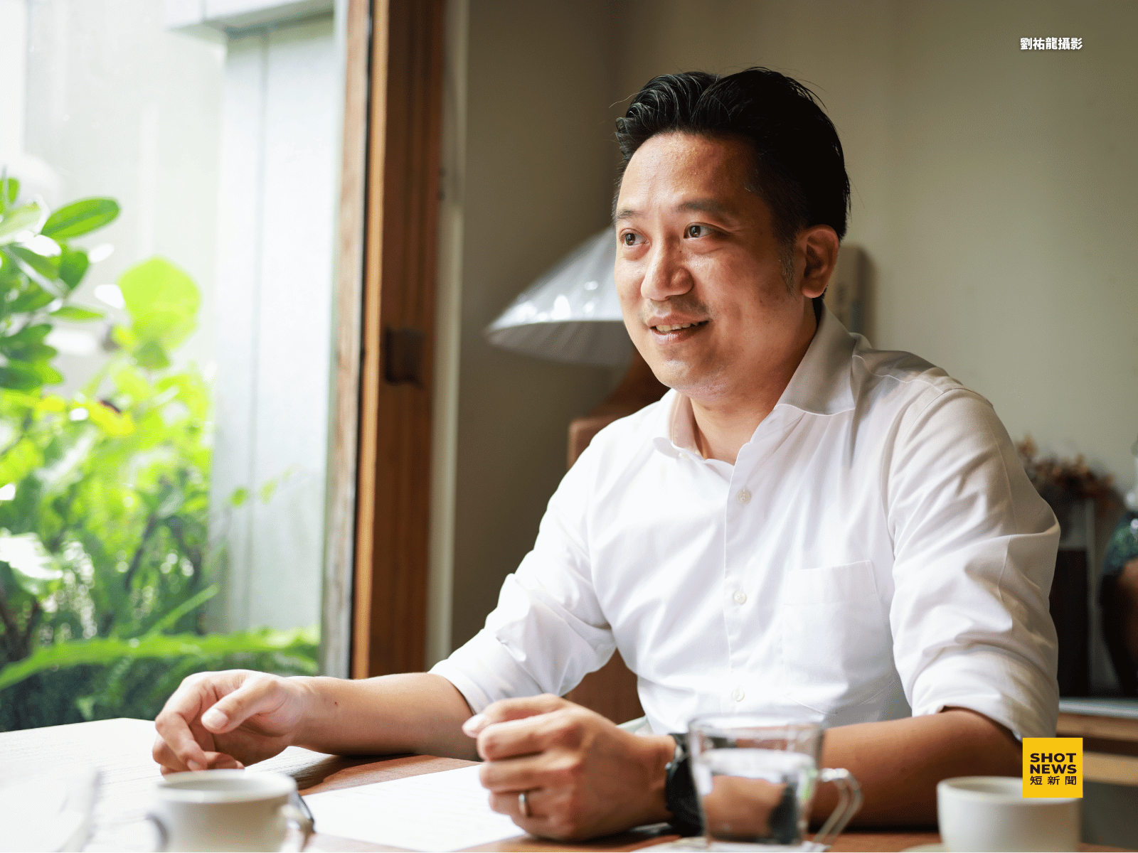 曾聖凱說,竹北市公所是三級行政單位,功能是維運管理,受行政層級限制。(攝影:劉祐龍)