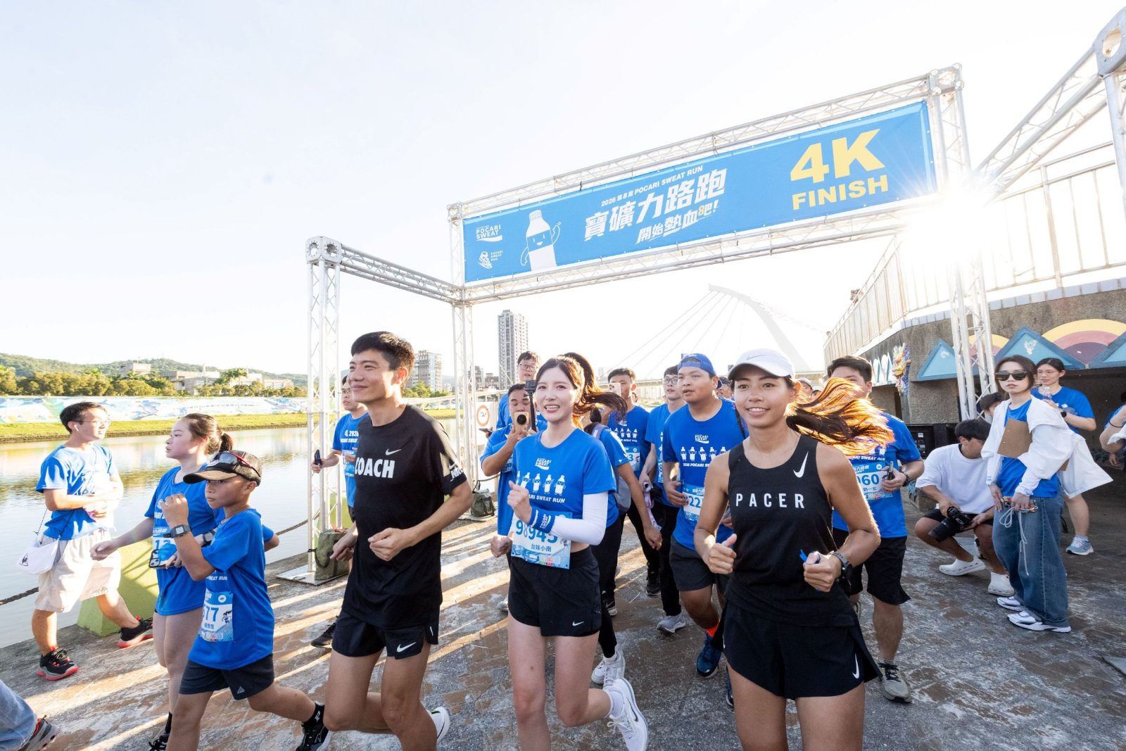 【圖06】啦啦隊女神南珉貞迎戰人生第一場4K路跑！展現不服輸韌性，賽前特別調整作息並接受 NRC 教練專業指導，順利解鎖完賽成就