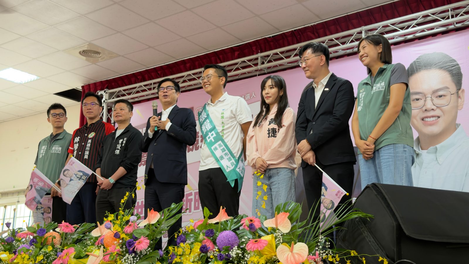 陳其邁表示，張耀中跟在他身邊七年、共2526天，是「其邁的分身」。(圖/記者陳維鈞拍攝)