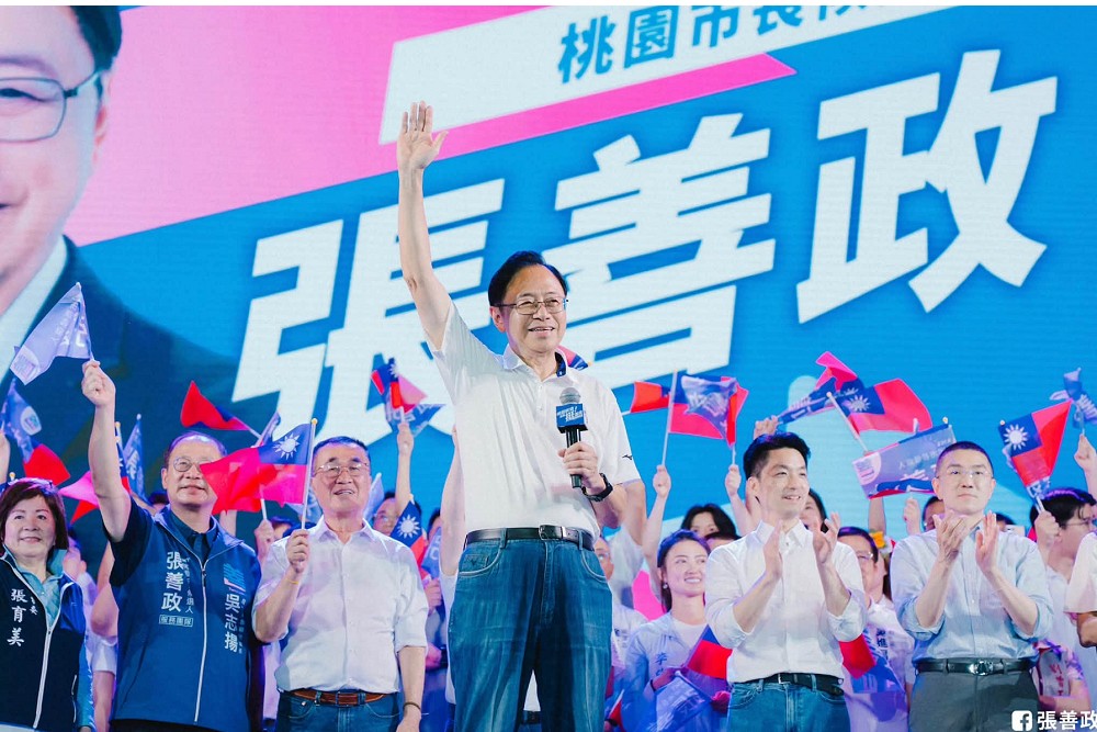 桃園選戰不一樣！3萬市民進場力挺　張善政競選看板走手繪電影風 89