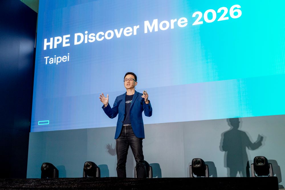 HPE 近日舉辦HPE Discover More Taipei 2026，HPE 台灣暨香港董事長王嘉昇在主題演講中，分享企業邁向 Agentic Enterprise 的發展藍圖。