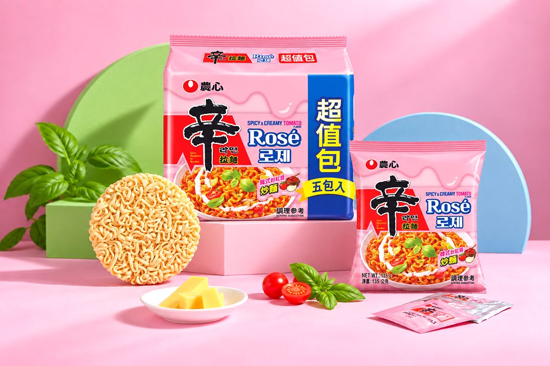 2 辛拉麵粉紅醬新品