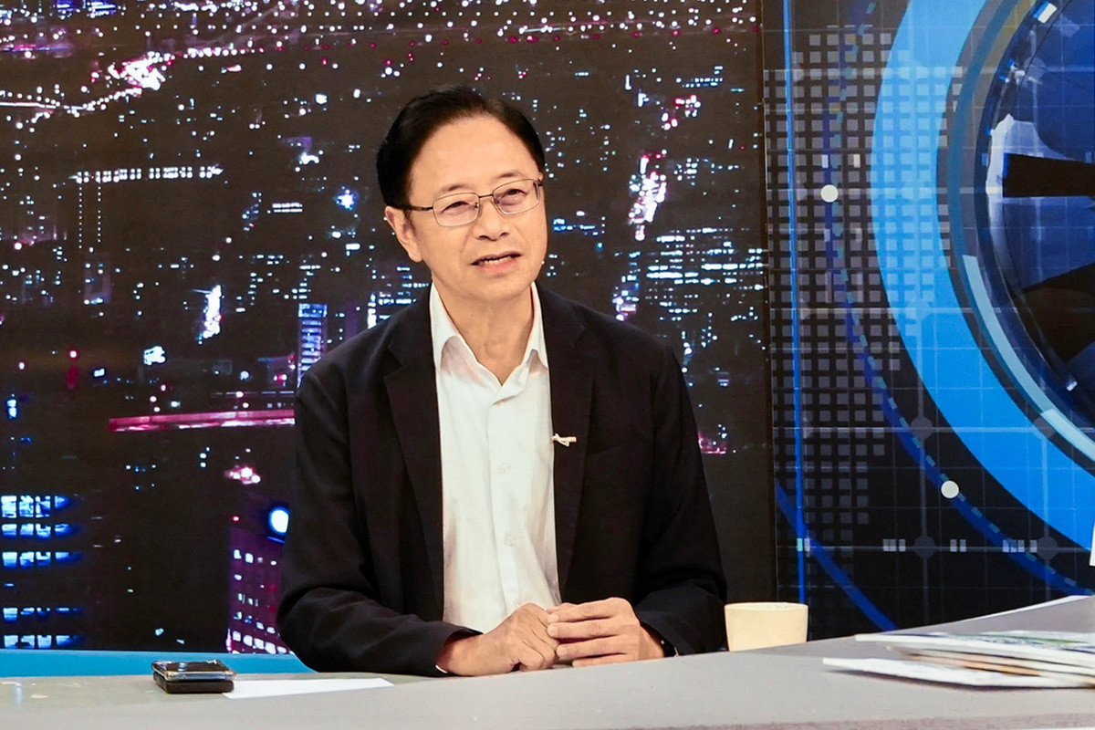 桃園市長張善政接受TVBS政論節目《少康戰情室》專訪。<br /><br />