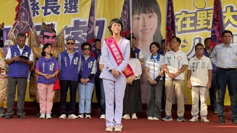 在野大聯盟嘉義集結 吳品叡競選總部成立逾3,000人擠爆現場